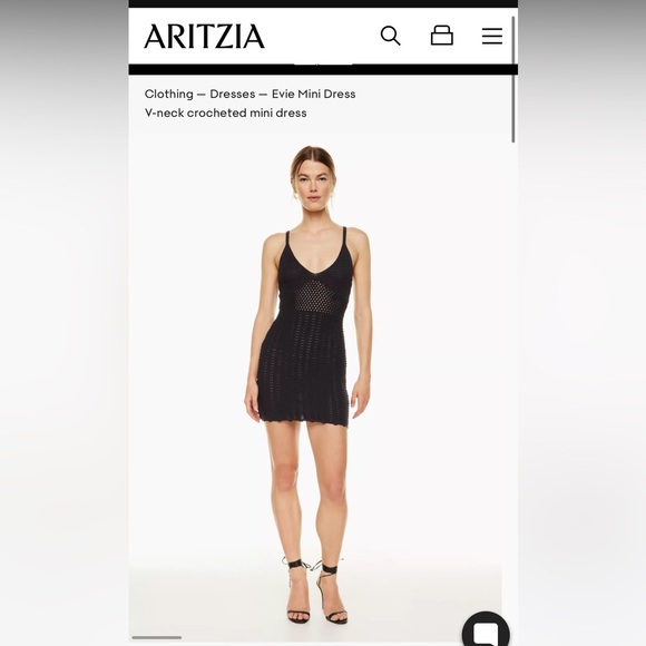Aritzia Wilfred Evie Mini Dress size medium NWT - Picture 1 of 5